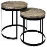 Crestview Collection Traymore Wooden Nesting Cocktail Tables