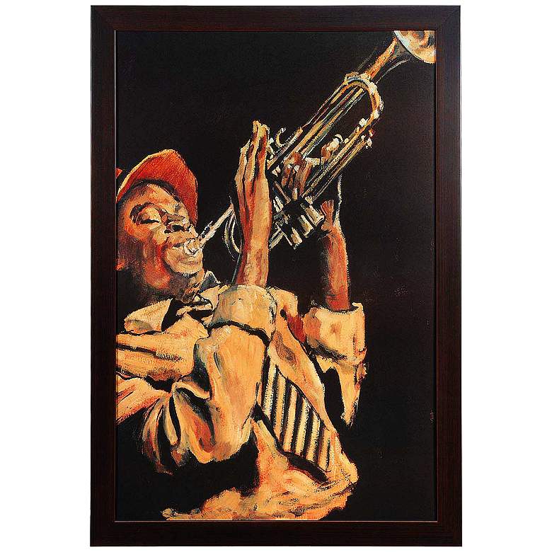 Image 1 Crestview Collection Trumpet Player 39 inch High Wall Art 