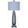 Crestview Collection Tunner Opaque Gray Glass Table Lamp