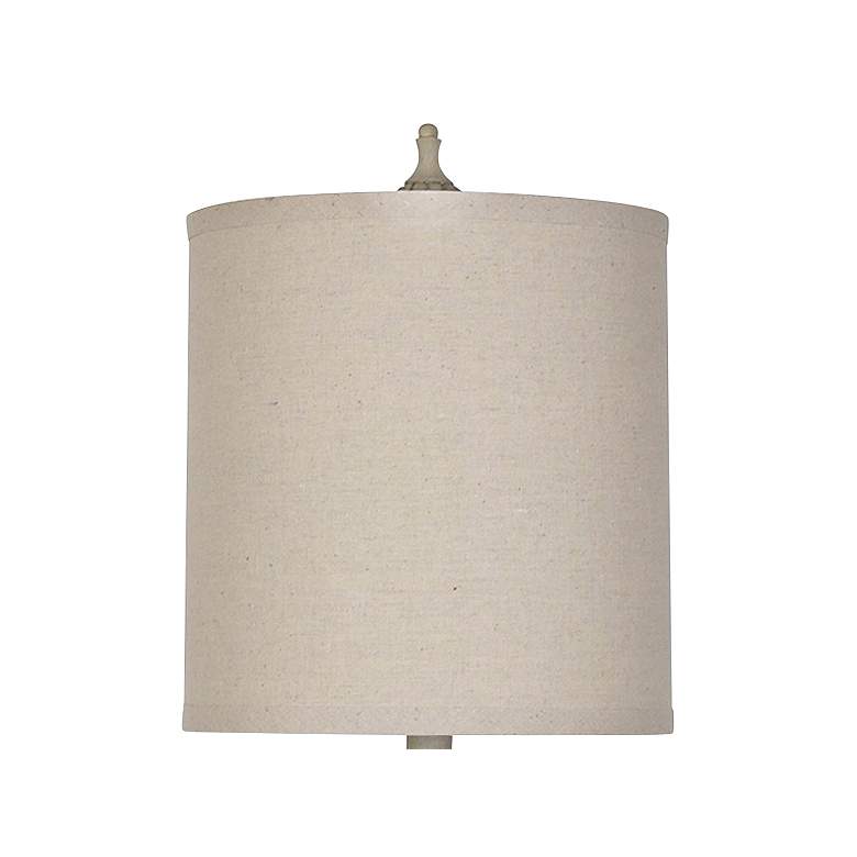 Image 3 Crestview Collection Turner Gray Wash Table Lamp more views