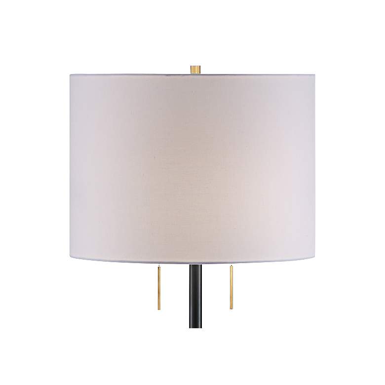 Image 2 Crestview Collection Veda 62" High Modern Gunmetal Finish Floor Lamp more views