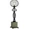 Crestview Collection Veneto Brass and Black Metal Table Lamp