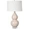 Crestview Collection Vincent Pink Double-Gourd Table Lamp