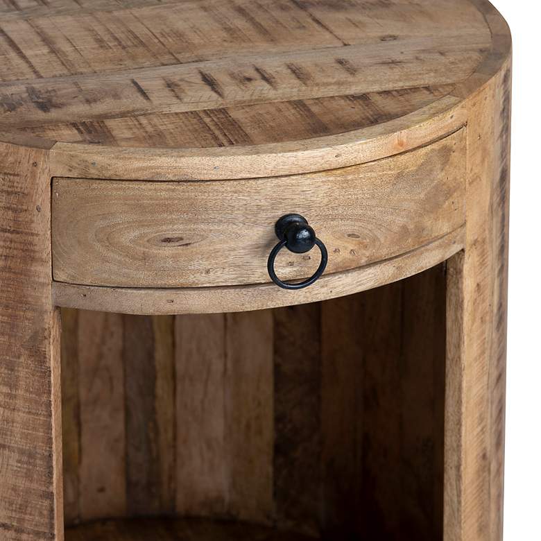 Image 4 Crestview Collection Washburne Wooden Side Table more views