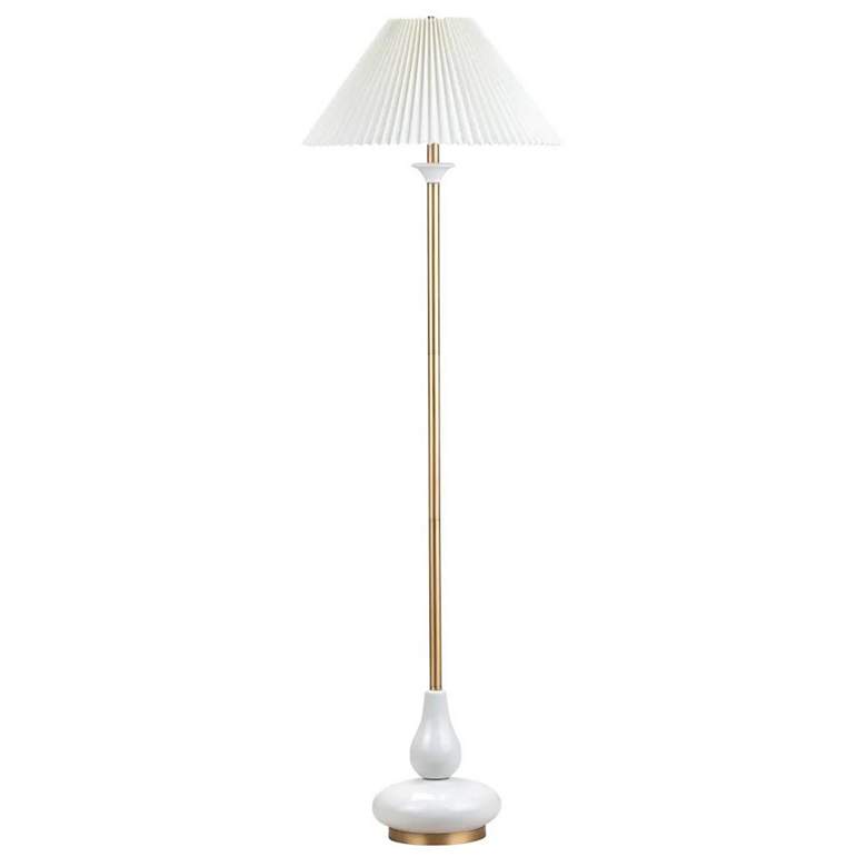 Image 1 Crestview Collection Wesley Gourd Ceramic Floor Lamp