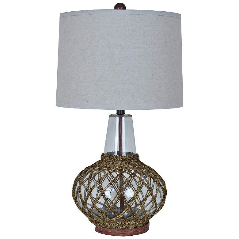 Image 1 Crestview Collection Willow Glass Table Lamp