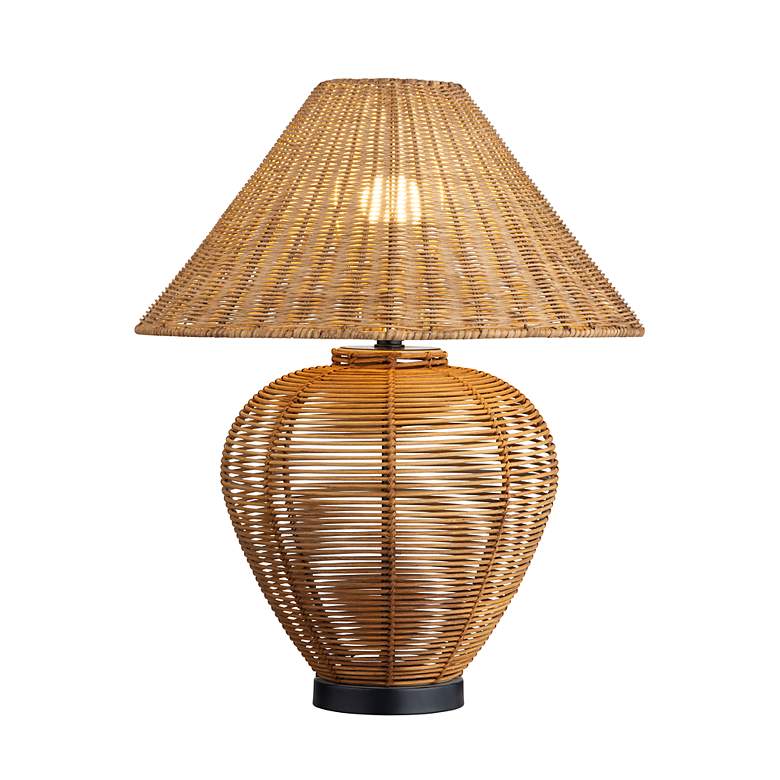 Image 2 Crestview Collection Wilson Natural Rattan Table Lamp more views
