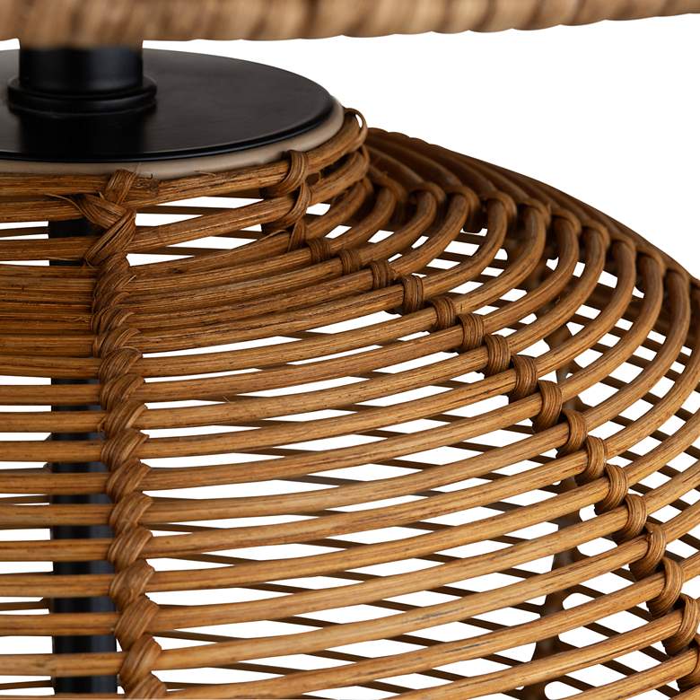 Image 3 Crestview Collection Wilson Natural Rattan Table Lamp more views