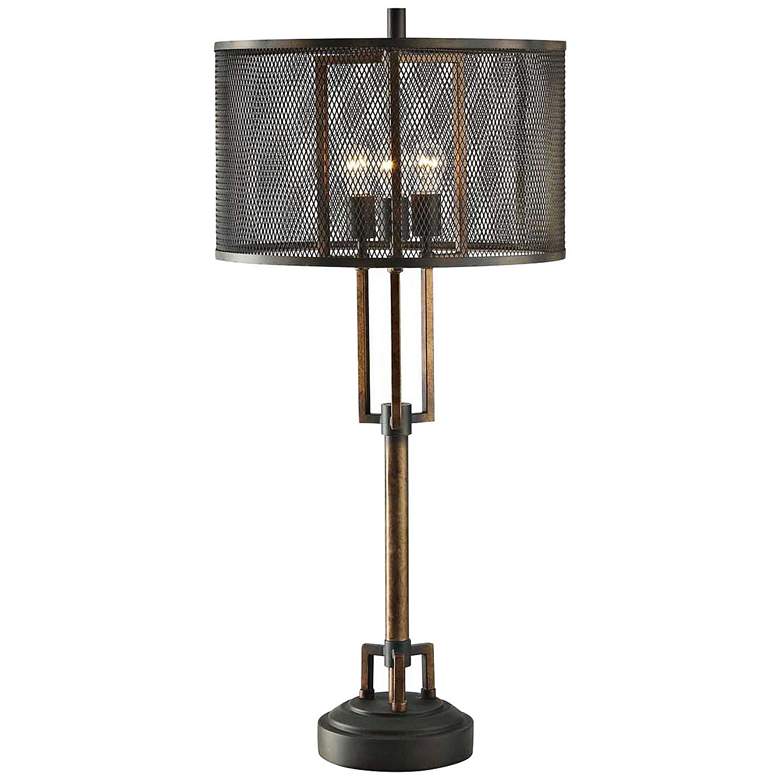 Image 1 Crestview Collection Winchester Copper and Iron Table Lamp