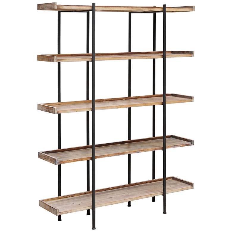 Image 1 Crestview Collection Wingate Wood and Metal 4-Tier Etagere