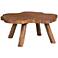 Crestview Collection Woodland Wooden Cocktail Table