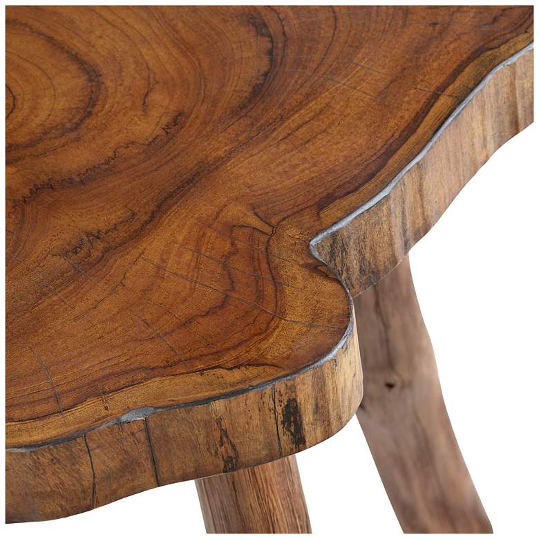 Image 3 Crestview Collection Woodland Wooden End Table more views