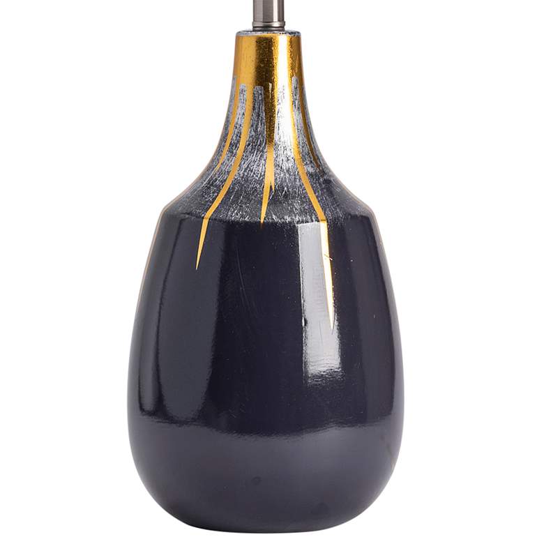 Image 5 Crestview Collection Wright Black Ceramic Bottle Table Lamp more views