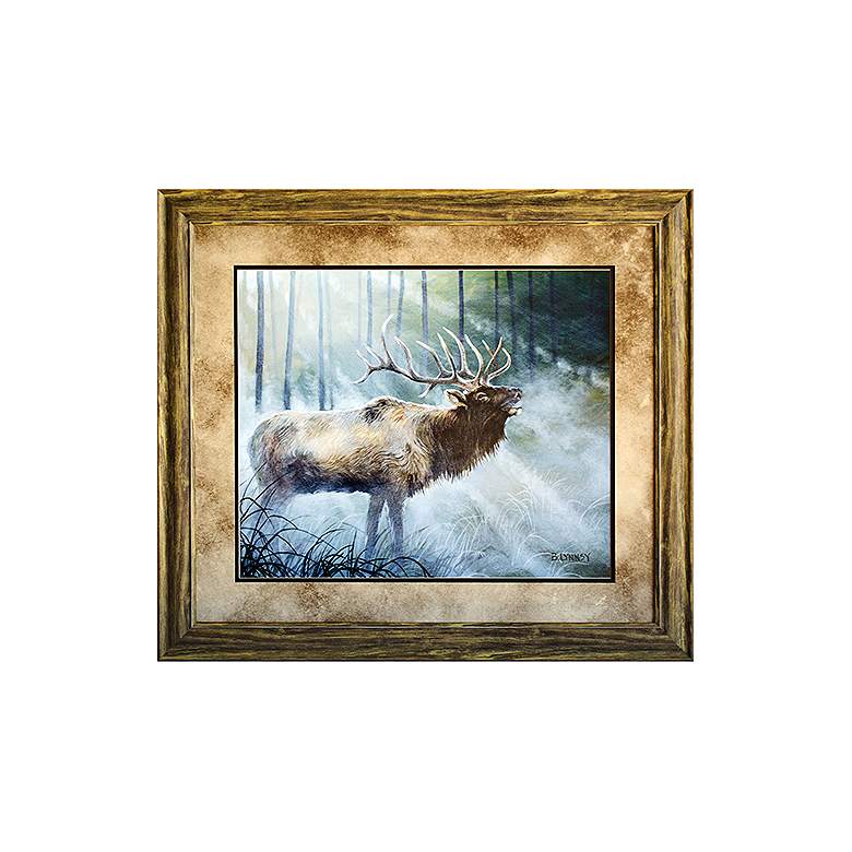 Image 1 Crestview Elk Journey III 34 1/4 inch Wide Framed Wall Art