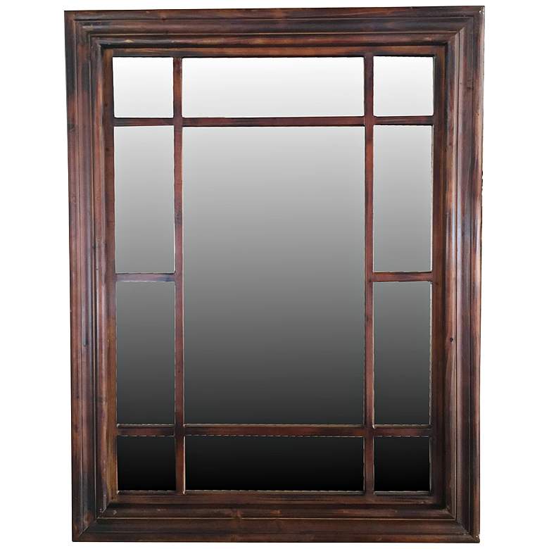 Image 1 Crestview Granito Red Stain 33 inch x 43 1/2 inch Wall Mirror