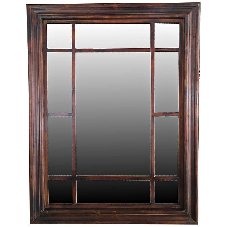 Image 1 Crestview Granito Red Stain 33" x 43 1/2" Wall Mirror