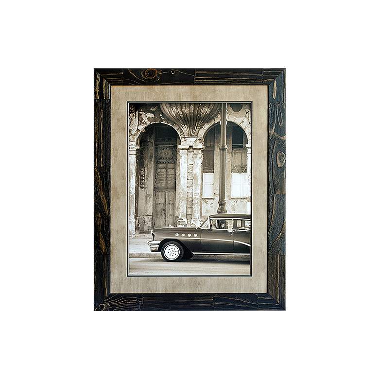 Image 1 Crestview Havana II 38 1/2 inchH Vintage Auto Framed Wall Art