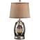 Crestview Jonah 26 3/4" High Rustic Western Silver Lantern Table Lamp