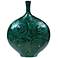 Crestview Large Green Mother of Pearl 19 1/4" High Vase