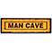 Crestview Man Cave 48" Wide LED Lights Metal Wall Art