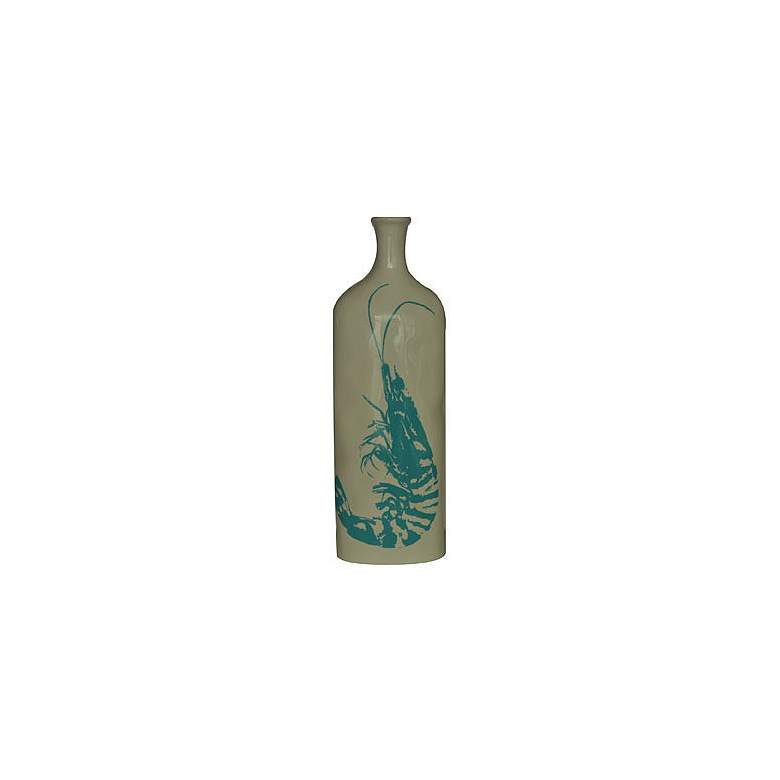 Image 1 Crestview Medium Lobster 15 1/2" High Ceramic Vase