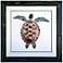 Crestview Mosaic Turtle I 30 3/4" Square Framed Wall Art