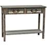 Crestview Nantucket Weathered Wood Console