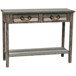 Crestview Nantucket Weathered Wood Console