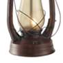 5_Crestview Rustic Red Lantern 28" Night Light Table Lamp more views