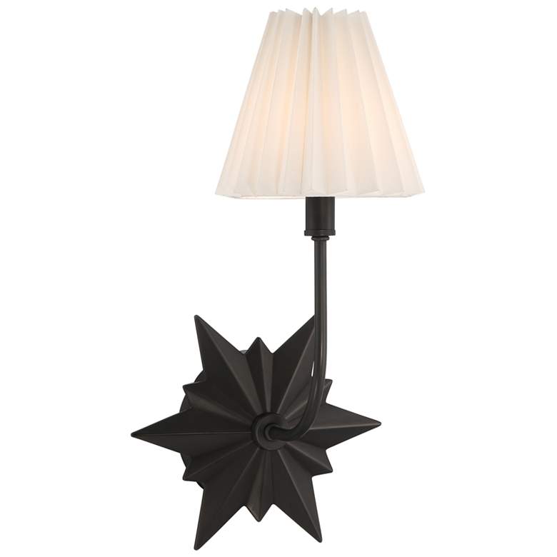 Image 1 Crestwood 1-Light Wall Sconce in Black Tourmaline