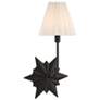 Crestwood 1-Light Wall Sconce in Black Tourmaline