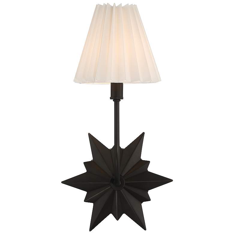 Image 3 Crestwood 1-Light Wall Sconce in Black Tourmaline more views