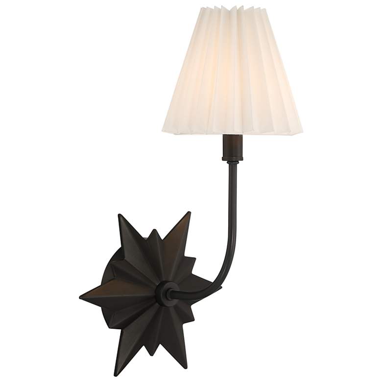 Image 4 Crestwood 1-Light Wall Sconce in Black Tourmaline more views