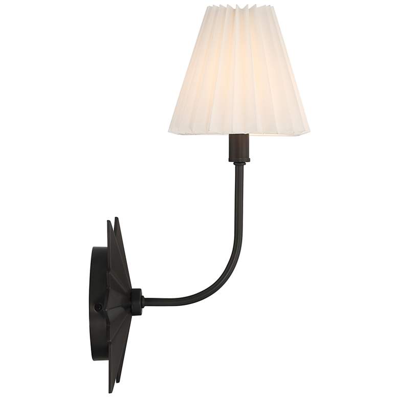 Image 5 Crestwood 1-Light Wall Sconce in Black Tourmaline more views