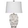 Crete 26" Contemporary Styled White Table Lamp