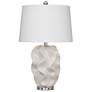 Crete 26" Contemporary Styled White Table Lamp