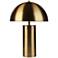 Crimini Gold Dome Metal Accent Table Lamp