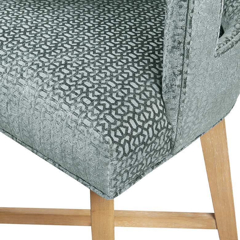 Image 2 Crimson 25" Grey Fabric Swivel Counter Stool more views
