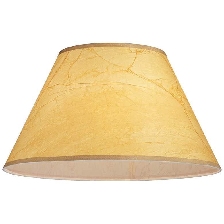 Image 3 Crinkle Paper Set of 2 Empire Lamp Shades 10x20x12 (Spider) more views