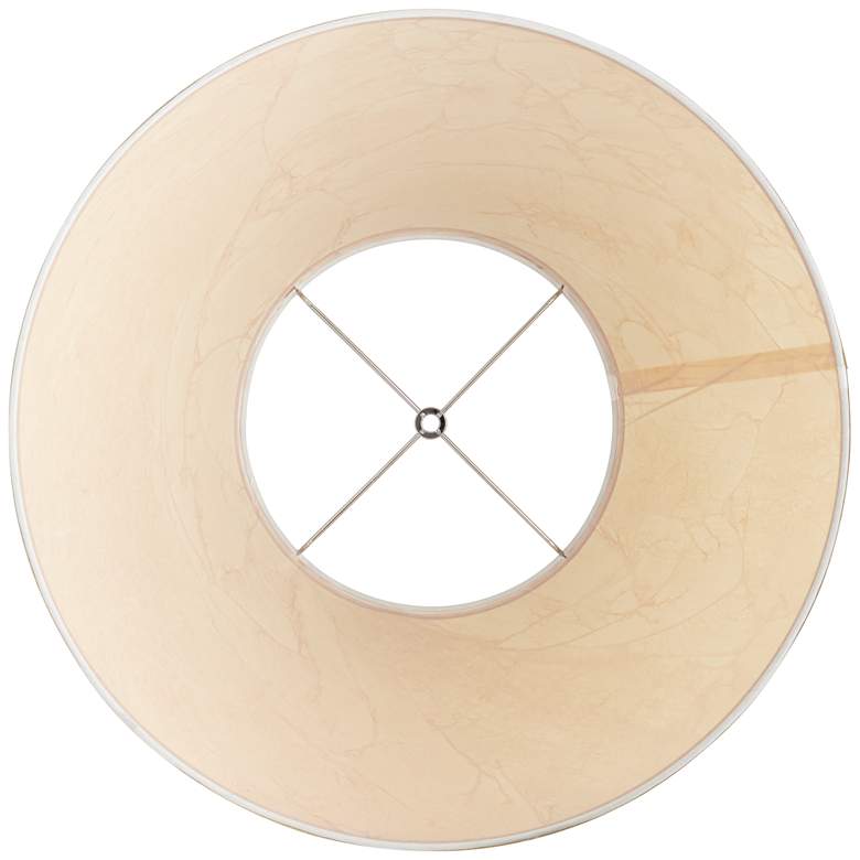 Image 4 Crinkle Paper Set of 2 Empire Lamp Shades 10x20x12 (Spider) more views
