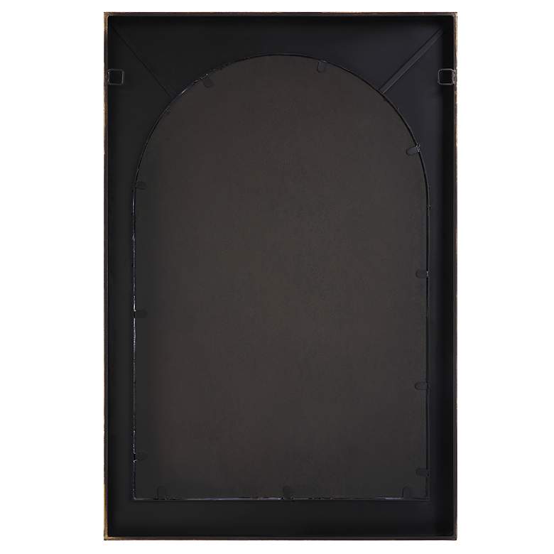 Image 7 Crisanta Antiqued Gold Leaf 25" x 37 1/2" Wall Mirror more views