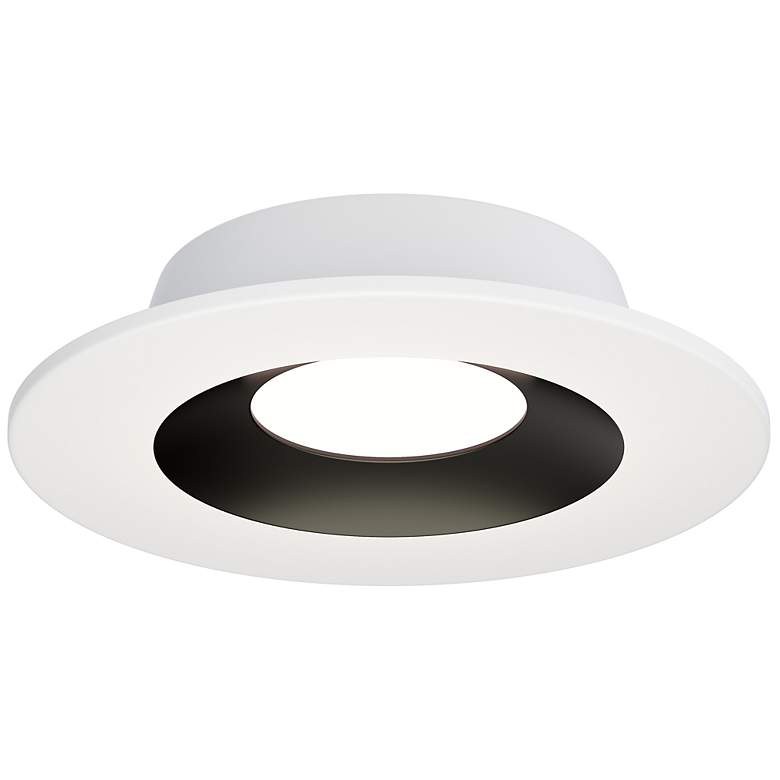 Image 1 Crisp 4" LED Recessed DownLight 3000K - Round White / Black