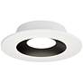 1_Crisp 4" LED Recessed DownLight 3000K - Round White / Black