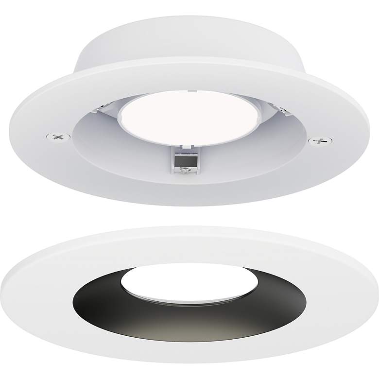 Image 2 Crisp 4" LED Recessed DownLight 3000K - Round White / Black more views