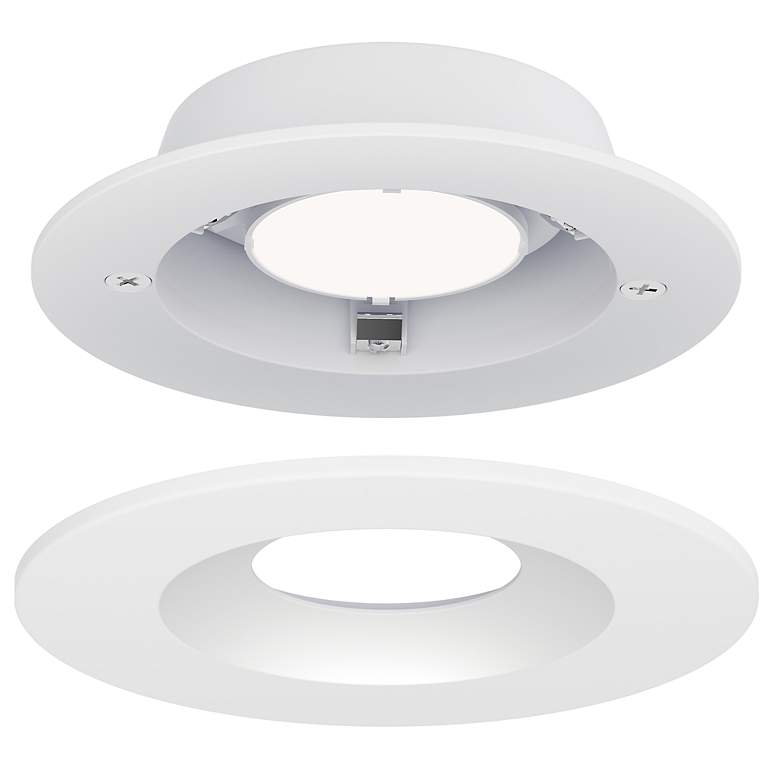 Image 2 Crisp 4" LED Recessed DownLight 3000K - Round White more views