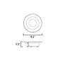 3_Crisp 4" LED Recessed DownLight 3000K - Round White more views