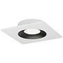 1_Crisp 4" LED Recessed DownLight 3000K - Square White / Black