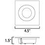 3_Crisp 4" LED Recessed DownLight 3000K - Square White more views