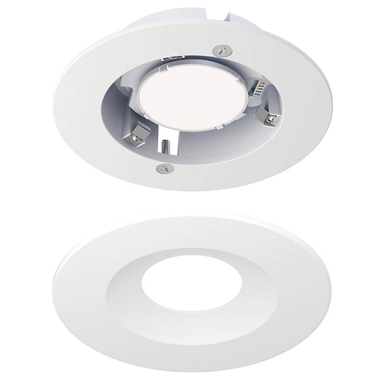 Image 3 Crisp 4" LED Recessed DownLight CCT Select - Round White more views