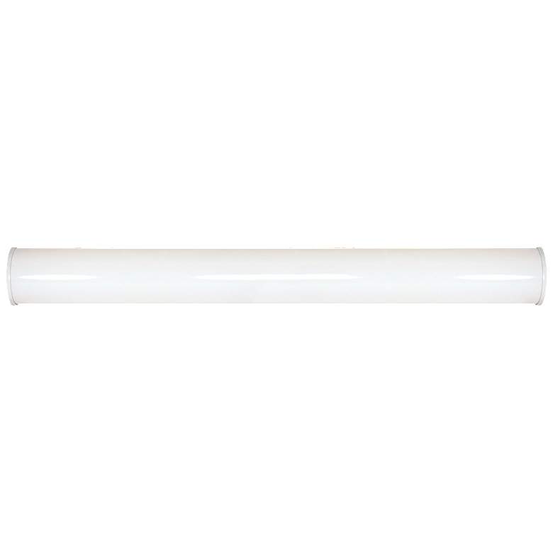 Image 1 Crispo LED 49 inch; Vanity Fixture; White Finish; CCT Selectable 3K/4K/5K